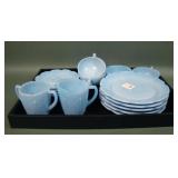 Jeanette Blue Delphite Cherry Blossom Childs Set