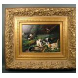 Signed Henry Roland Framed Oil On Board Painting