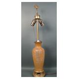 Consolidate Amber Frosted Foxglove Lamp