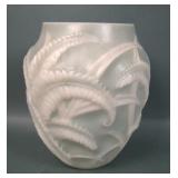 Phoenix Lt Green /Satin Milk Glass Fern Vase
