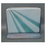 Roseville Art Pottery Blue Futura Sunray Planter