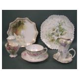 Six Piece Signed RS Prussia Lot