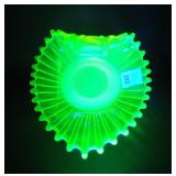 Fosoria Heirloom Vaseline Opal Handgrip Bon Bon