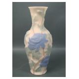 Consolidated Tri-Colored Satin Floral Vase