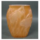 Consolidated Yellow Case Owl Vase