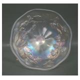 Fenton White Blackberry Flared Compote