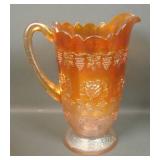 Fenton Marigold Wine & Rose Pitcher