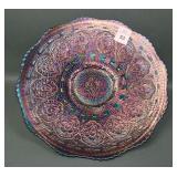 Fenton Blue Persian Medallion 9" Plate