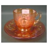 Fenton Kittens Marigold Cup & Saucer