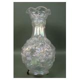 Imperial IG White Loganberry Ruffled Vase