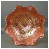 Fenton Marigold Mikado Ruffled Compote