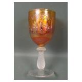 Fenton Marigold Sailboat Goblet