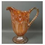 Imperial Marigold Hobstar Band Ftd Water Pitcher