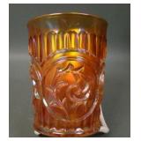 Dugan Dark Marigold Circle Scroll Tumbler