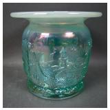 Fenton 2002 ACGA Ice Green Opal Seacoast Spittoon