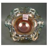 Fenton Aqua 2 Row OE Ruffled Hat