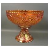 Marigold Imperial Grape Punch Bowl and Base