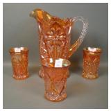 Imperial Marigold 474 Four Pc Water Set