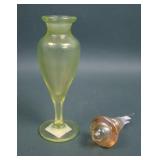 Two Vintage Fenton Glass Items