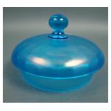 Fenton #220 Celeste Blue Srtetch Pitcher Lid Only