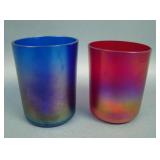 Two Poschinger Art Glass Tumblers