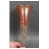 Diamond Marigold Crimped Ruffled Car Vase