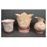Three Piece Hull Pottery Lot