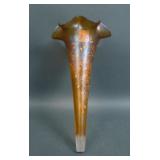 Loetz? Czech Art Glass Single Lily Center Epergne