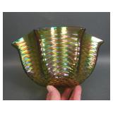 Loetz Geen Art Glass Centerpiece Bowl For Frame