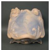 Incolay Stone Blue Swirl Decorated Dresser Box