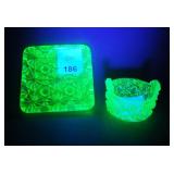 Two Daisy & Button Vaseline Items