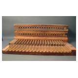 Four Vintage 20 Mold Wooden Cigar Molds