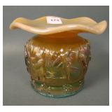 Fenton ICGA Aqua Opal  Frolicking Bears Spittoon