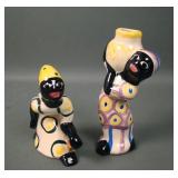 Two Shearwater Pottery Figures