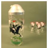 Lot of Hazel Atlas Barware Items