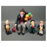 Lot of Five Royal Doultan Figures