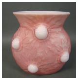 Phoenix Pink Pearlized Jewel Vase