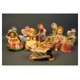 Ten Piece Shawnee Pottery Planter Lot