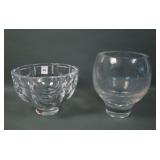 Two Swedish Crystal Items