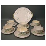 Lot of 13 Beleek Shamrock Items