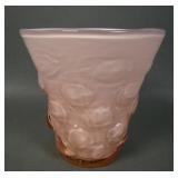 Consolidated Pink Cased Spanish Knobs Vase