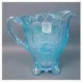 Mosser Ice Blue Dahlia Water Pitcher