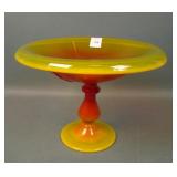 Co- Op Fint Sunset Amberina Rolled Edge Compote