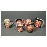 Lot of Six Royal Doultan Mugs