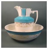 Victorian Wash Bowl and Pitcher