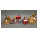 Four Vintage Devilbiss Labeled Perfume Bottles
