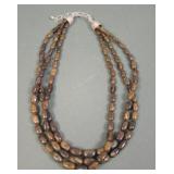 Jay King Mind Finds & Sterling Necklace