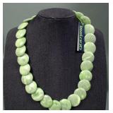 Connemara Marble Flat Beaded Necklace NIB