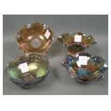 Four Imperial Smoke Individual Berry Bowls