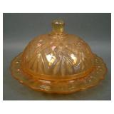 Anchor Hocking Marigold Pineapple Covered Butter